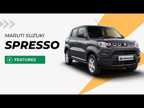 SPRESSO FEATURES EXPLANATION | SRI CITY AUTO | MARUTI SUZUKI DEALER - ERODE