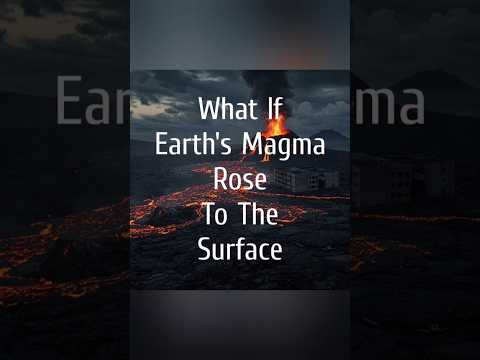 What If Earth's Magma rose to the surface?