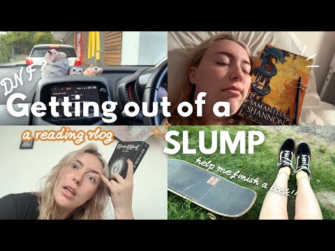 Reading Slump Vlog 🫡 🕺