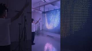 3D Volumetric LED Display Gesture interaction device  #SetupGoals #TechLovers #LightingDesign