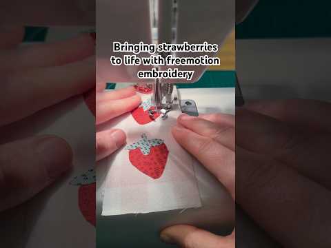 A quick way to transform any project, using Freemotion embroidery #freemotionembroidery #scrapfabric
