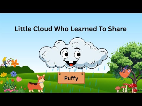 Little cloud who learned to share| short stories | kids moral stories | moral stories for kids #kids