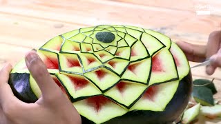 Fruit Carving | Ukiran Sayuran & Buah | แกะสลัก | Khắc trái cây và rau | khắc trái cây | Carving 6