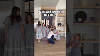 I understood the assignment 😅 #bigfamily #girlmom #girldad #couplegoals #genderreveal #surprise