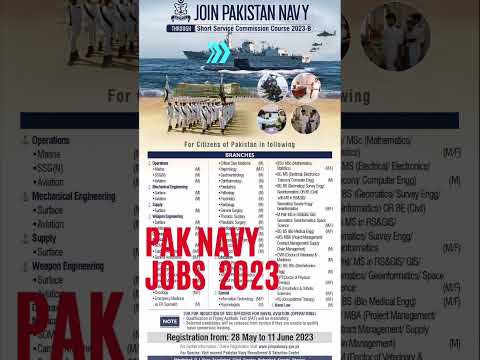 Pakistan Navy jobs 2023 | Navy jobs  |#youtubeshorts #shorts #pkjobs650 #jobsinpakistan