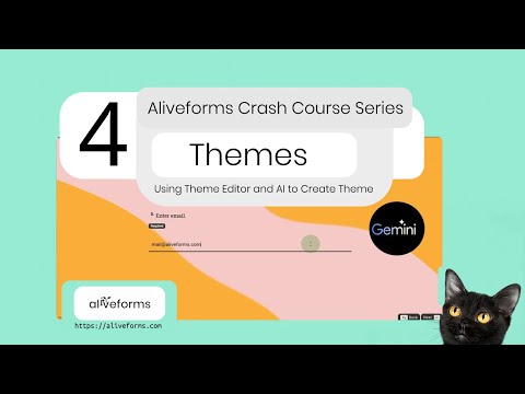 (4/9) Themes - Creating theme with AI Gemini | Aliveforms Crash Course Series| Aliveforms Academy