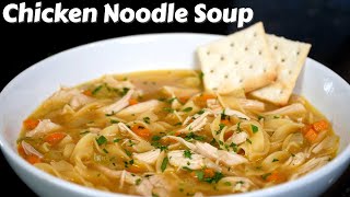 How To Make Chicken Noodle Soup | EVERYTHING from scratch #MrMakeItHappen #ChickenNoodleSoup