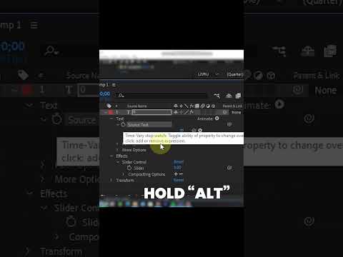 How to Create an Animated Number Count Up Effect in After Effects | #shorts t