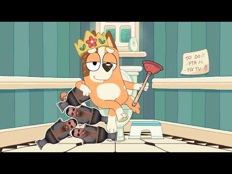 BLUEY TRY NOT TO LAUGH (Skibidi Vibes, No Lies)