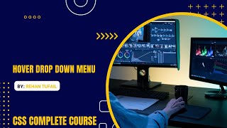Hover effect dropdown Menu using CSS in Urdu/Hindi