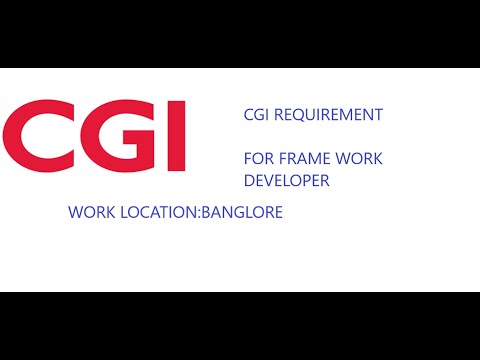 CGI REQUIREMENT2020||ITJOBS2020||FRESHERSJOBS||FRAMEWORKJOBS||ENGGJOBS||ITEXPERINECEDJOBS||ITMELA