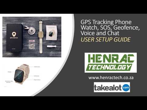 GPS Tracking Phone Watch, SOS, Geofence, Voice and Chat User guide PDF manual