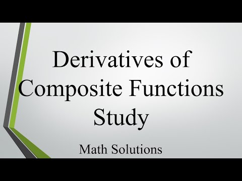 Math Solutions Study #14 | Derivatives of Composite Functions Made Easy