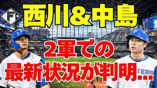 [Nippon-Ham] Here is the latest on Haruki Nishikawa & Takuya Nakashima in the farm league...