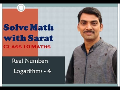 AP/TS Class 10 maths explained in Telugu,  Logarithms -4