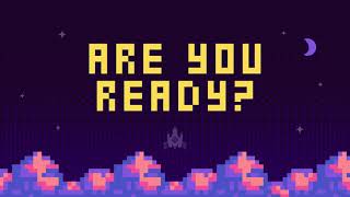 Purple and Yellow Retro Pixel Science Quiz Presentation 2