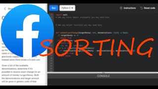 Facebook interview question: sorting: counting triangles
