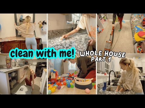 DEEP CLEAN With ME! Part 1 | Whole House Cleaning Motivation