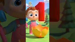 Number Song | Learn Numbers 1 to 4 | Nursery Rhymes & Kids Songs #shorts #childrensongs #babysongs