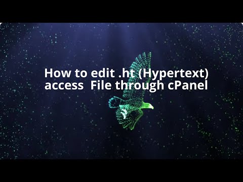 How to edit .ht (Hypertext) access file through cPanel File manager with Eaglecoast Hosting