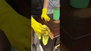 ACETONE Hack! Remove Stain from Wood Furniture Fast! #diyhacks