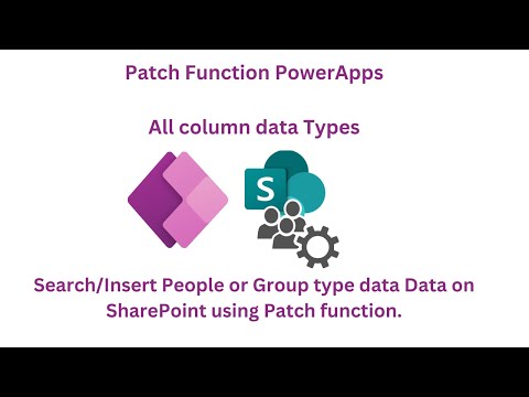 Insert People or Group datatype  on Sharepoint using Patch function through Canvas App | Power Apps