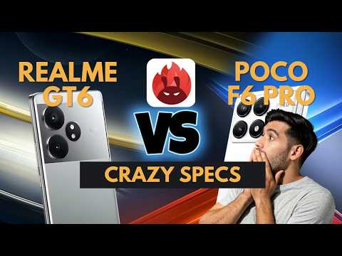 POCO F6 PRO 5G vs REALME GT6 | What Should You Buy? | Which is better | Specs Review #RealME #POCO