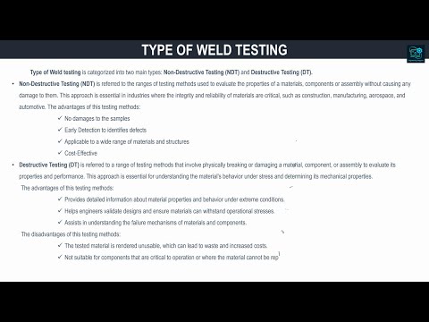 Types of Weld Testing: A Comprehensive Overview