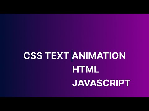 Css Text Animation pure #HTML #CSS