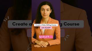 Teach Video Editing & Land Freelance Clients Fast | ChatGPT Course Prompt #shorts