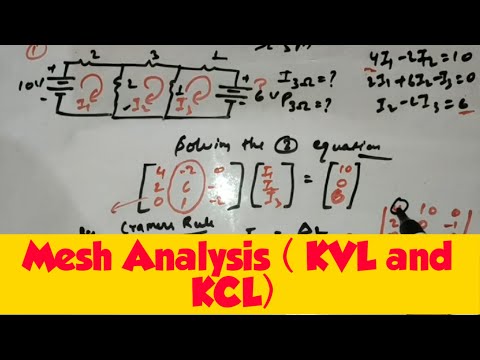 BEEE Engineering Mesh Analysis || Problems on Mesh Analysis || Btech First Year Engineering || KVL