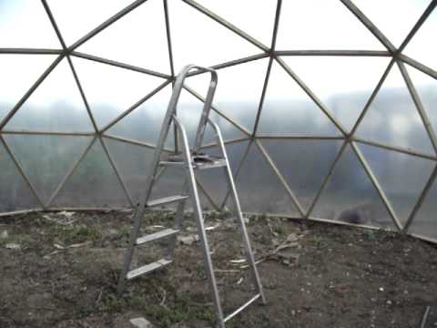 BioDome Systems: The Aquaponic Chronicle- A Geodesic Dome Journey pt 5 Inside the dome
