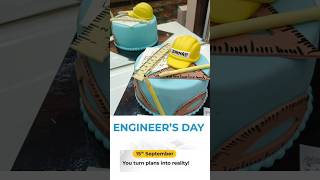 Hard Work, Sweet Reward ❤️🎂 | Engineer’s Day Special“Engineering Dreams in Cake Form 🎂👷‍♀️”❣️