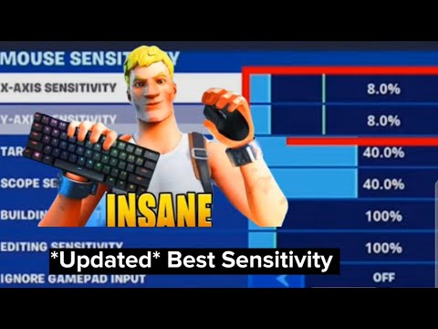 Updated best sensitivity in fortnite