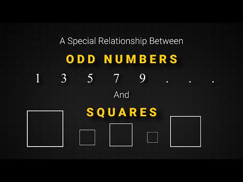Number Pattern | Odd Numbers forming Squares