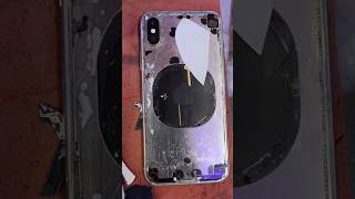 I Phone X Broken back Glass replacement 😍