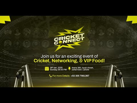 Cricket Connect 3 Hosted by Friends of Figma Lahore