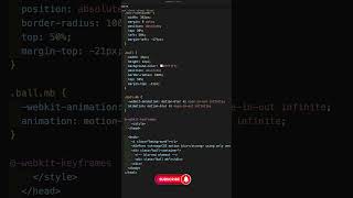 Motion Blur Animation CSS | HTML CSS #codingshorts #programming #htmlcss