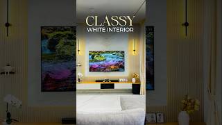 Classy white Interiors #whiteinterior #classyinterior #interiordecorating #interiorstyling #viral