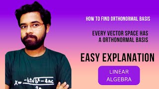 The Ultimate Guide to Find Orthonormal Vectors I HinEng I Vector Space I Linear Algebra