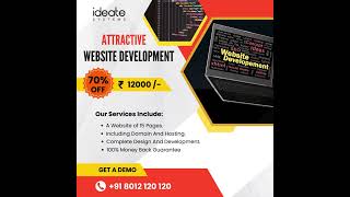 Website Design &Development Service! Ask for Demo! For More Details:Call/ WhatsApp: +91 8012 120 120