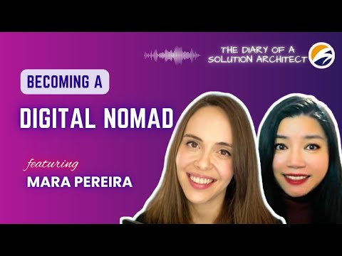 How to become a digital nomad as a data professional feat. Mara from datapears #data #digitalnomad