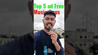 Top 5 ad Free Music Apps 🔥