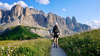 Hiking 50 miles on the Alta Via 2 in the Dolomites Italy