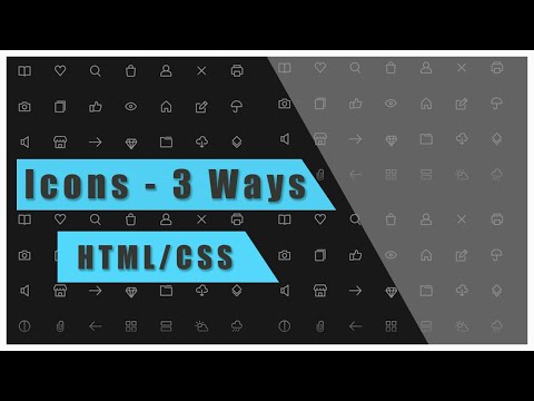 3 Ways To Add Icons to Your Website | HTML/CSS