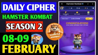Hamster Kombat Dev Game Daily Cipher 8 February | Hamster Kombat Daily Cipher Code | Daily Combo