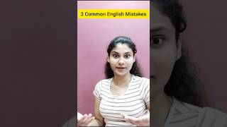 3 Common English Mistakes #englishlanguagelearning #shorts #youtubeshorts #brisktalksbysherlydavid