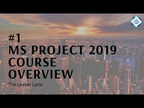 MS Project 2019 Course Overview in Hindi | 2020-2021