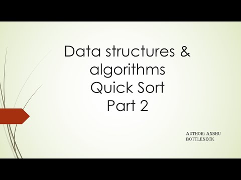 Quick Sort Algorithm Part 2 Scala