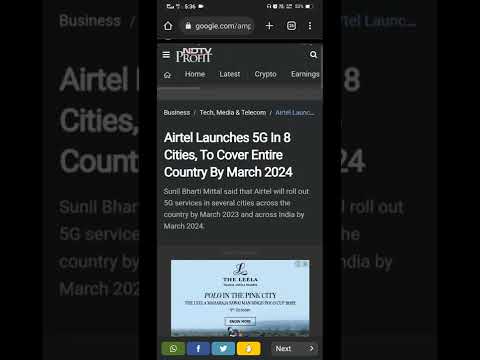 5G Update in India #shorts #techshorts #telugutechnews  #5gnetworkmobile #technicaldinnu